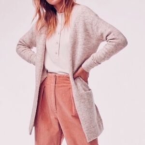 Wilfred Free Aronson Alpaca Cardigan Light Pink